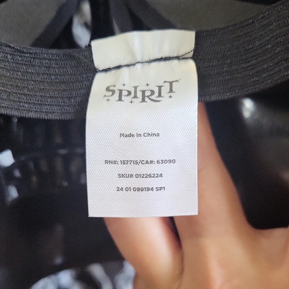 Spirit Black Skull Mask with Top Hat